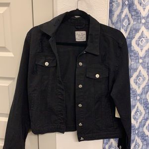 Lizard Thicket Black Denim Jacket